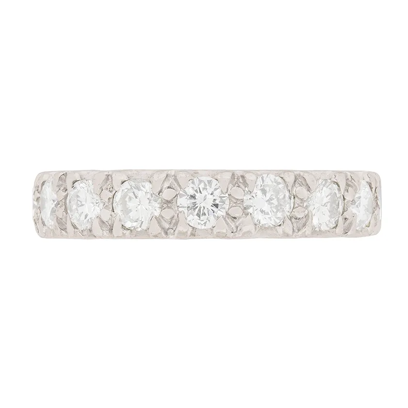Modern 1.70 Carat Diamond Eternity Ring