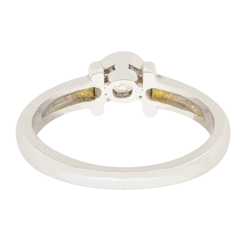 Contemporary 0.37ct Diamond Solitaire Engagement Ring Farringdons