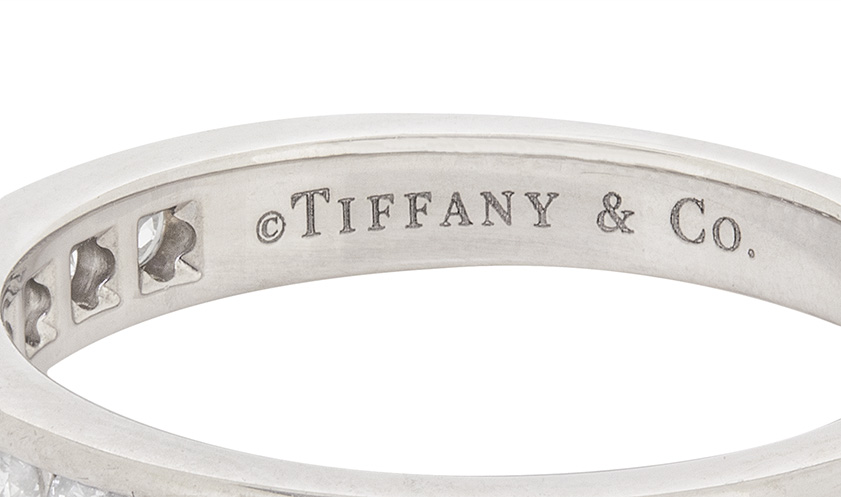 Tiffany & Co. Channel Set Diamond Half Eternity Ring | Farringdons