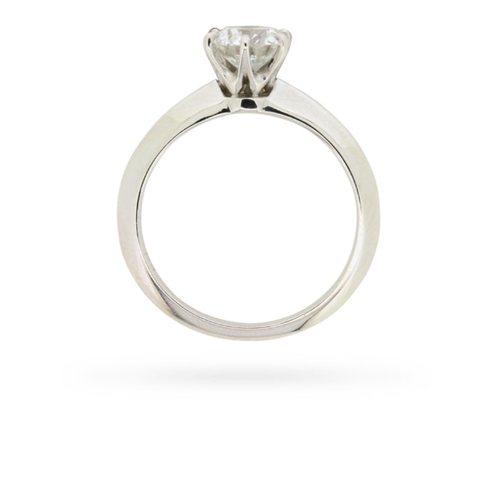Tiffany & Co. Round Brilliant Cut Diamond Solitaire Engagement Ring