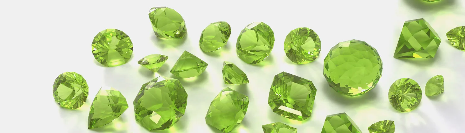 Antique Peridot Jewellery - Victorian Pendant