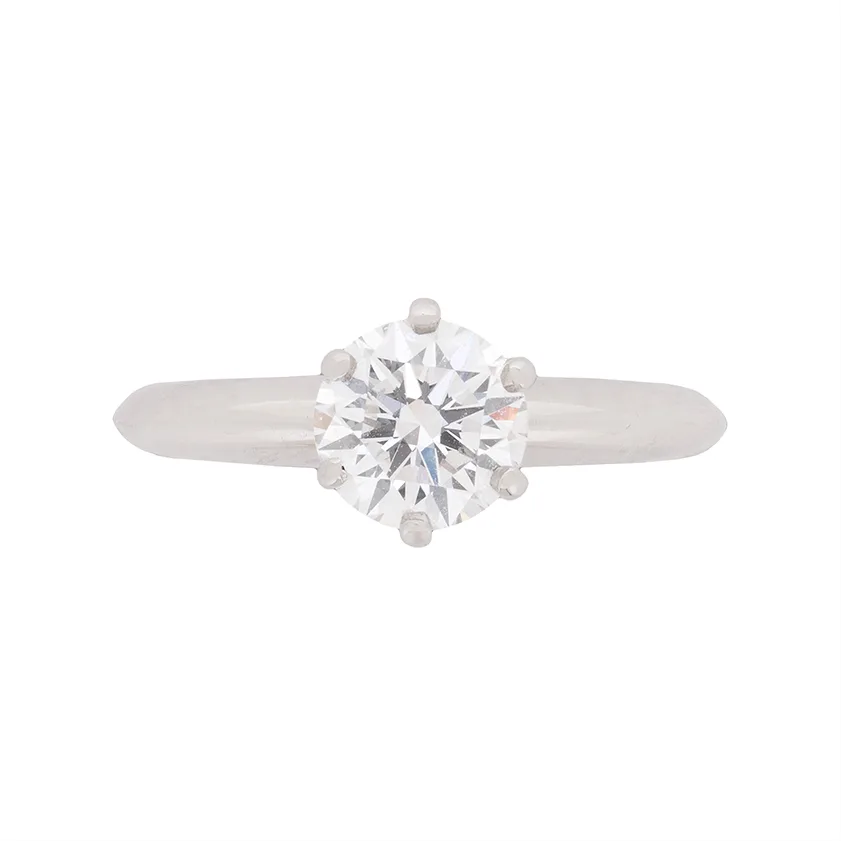 Tiffany & Co. 1.05ct Diamond Solitaire Engagement Ring