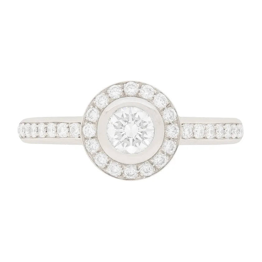 Theo Fennell Round Brilliant Cut Diamond Engagement Ring
