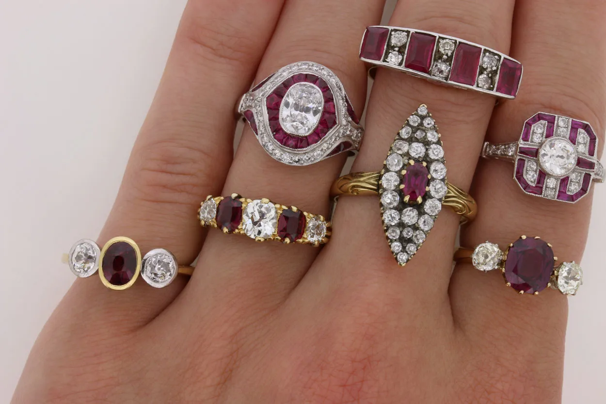 Ruby rings
