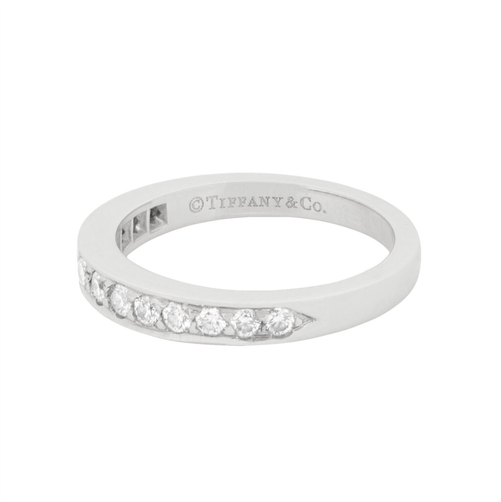 Tiffany & Co Diamond Half Eternity Ring Farringdons
