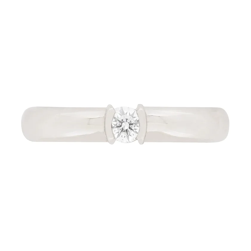 Tiffany & Co. 0.19ct Diamond Solitaire Engagement Ring