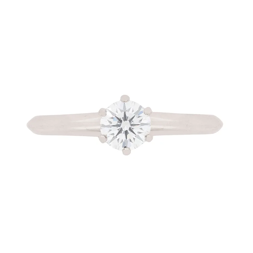 Tiffany & Co. 0.42ct Diamond Solitaire Engagement Ring