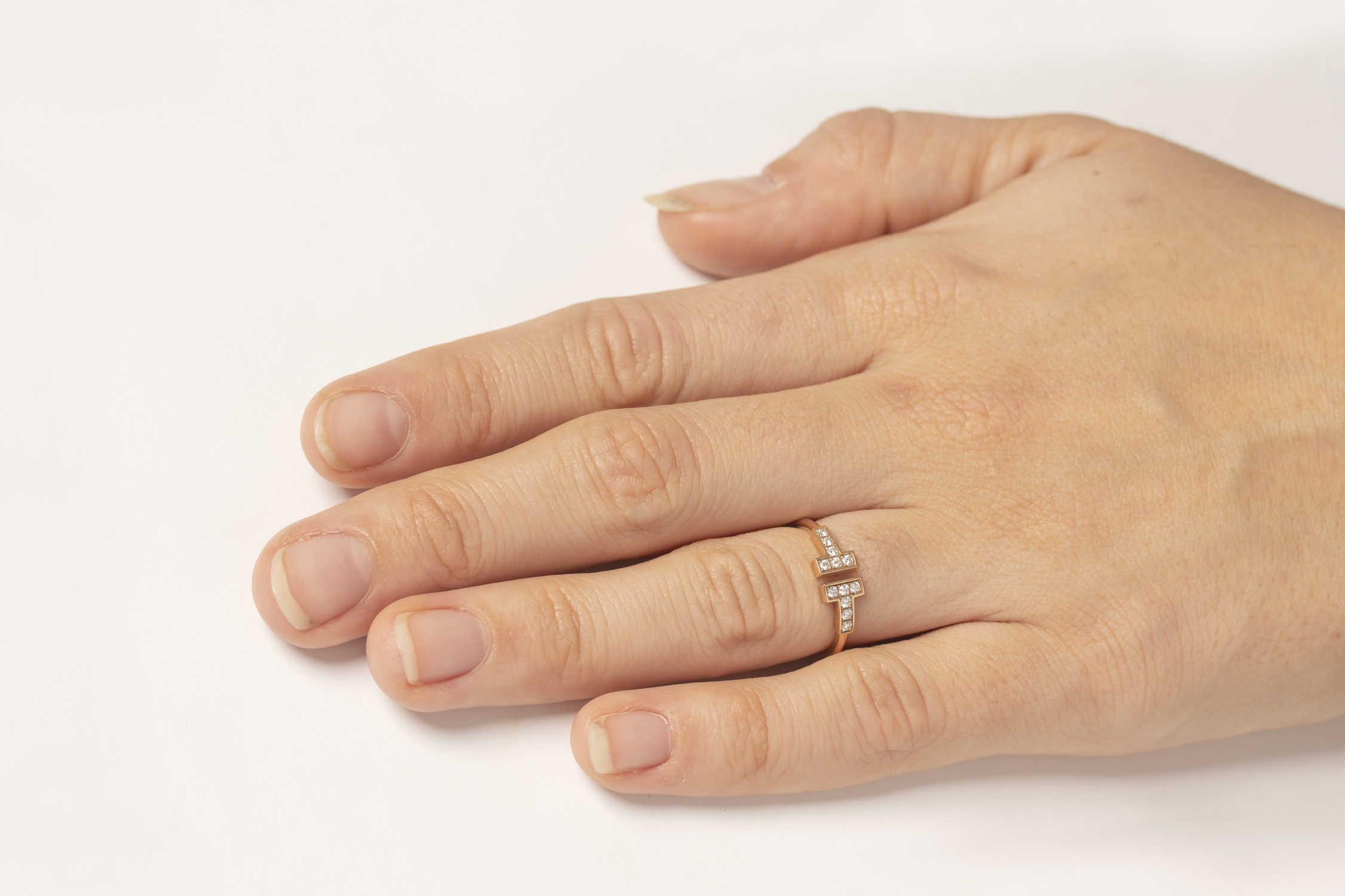 Tiffany T' Diamond Wire Ring | Farringdons