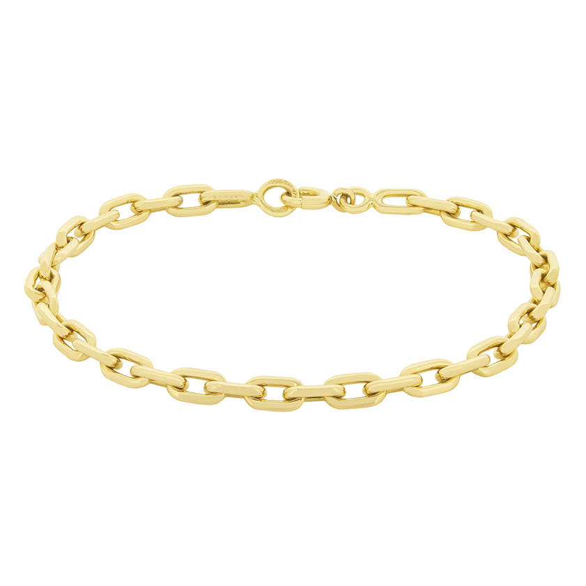 santos de cartier bracelet yellow gold
