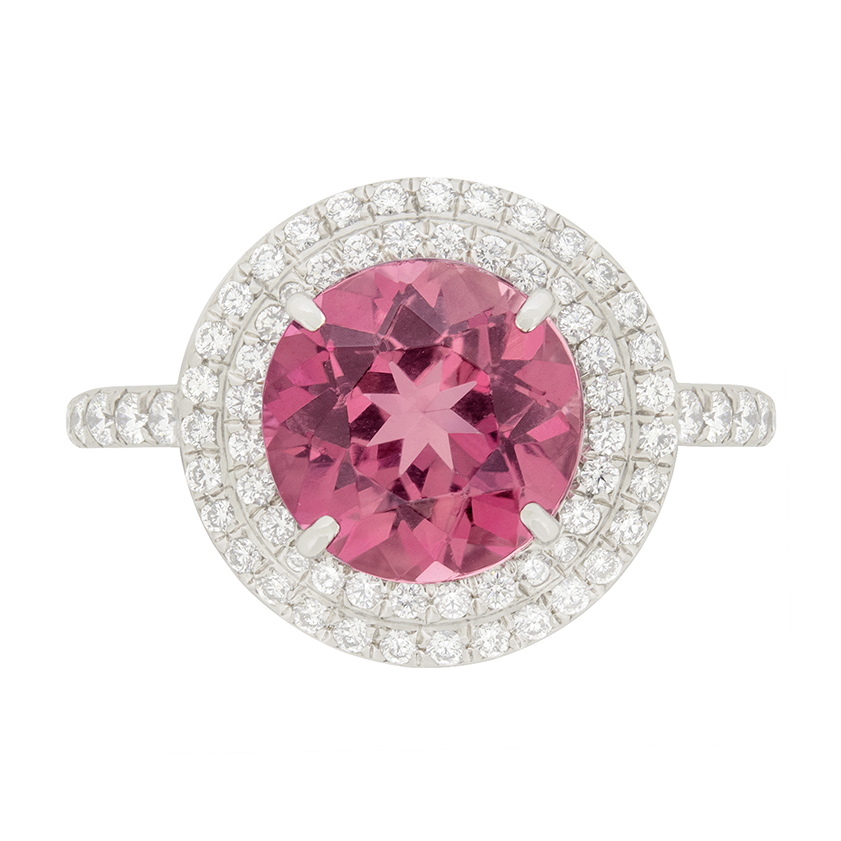 Ultieme Dan Erge, ernstige Tiffany & Co. Soleste 1.25ct Pink Tourmaline and Diamond Ring | Farringdons  Jewellery