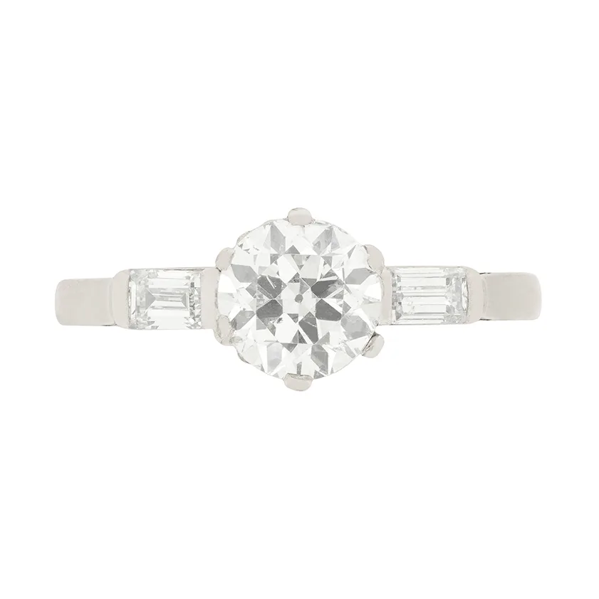Art Deco 1.04ct Diamond Engagement Ring, c.1920s