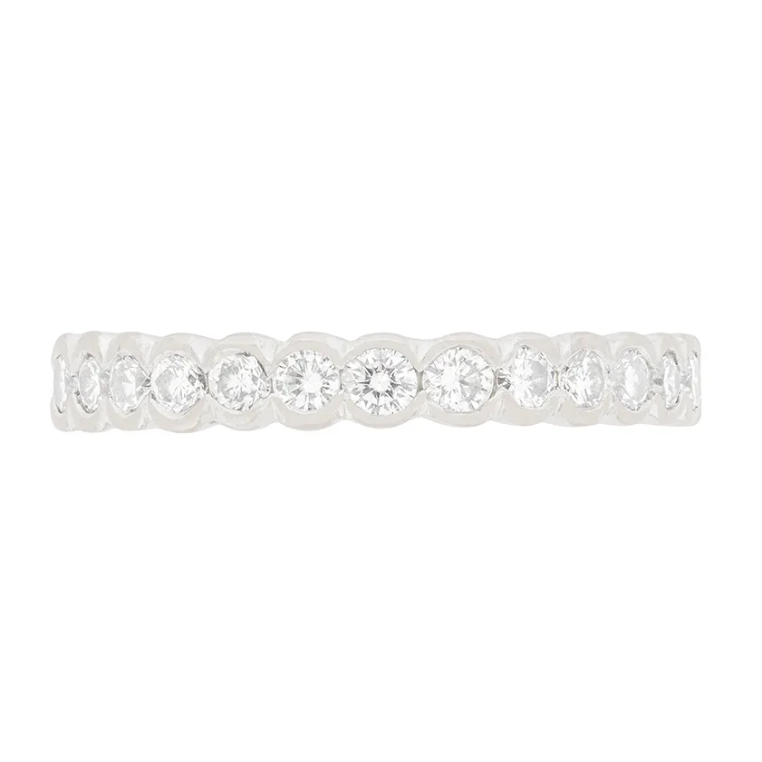 GRAFF 1.20ct Diamond Scalloped Set Eternity Band