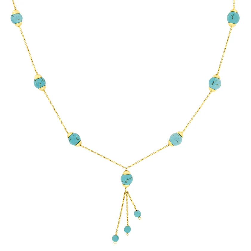 Vintage Turquoise Necklace, c.1970s