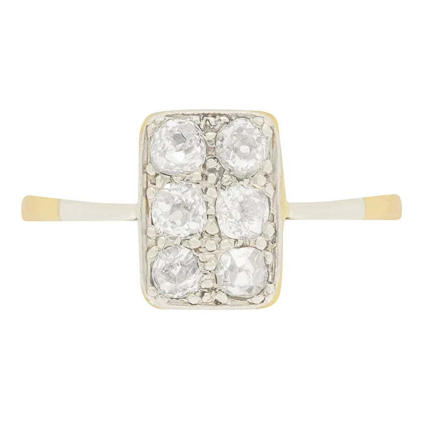 Edwardian 0.60ct Diamond Cluster Ring, c.1910s