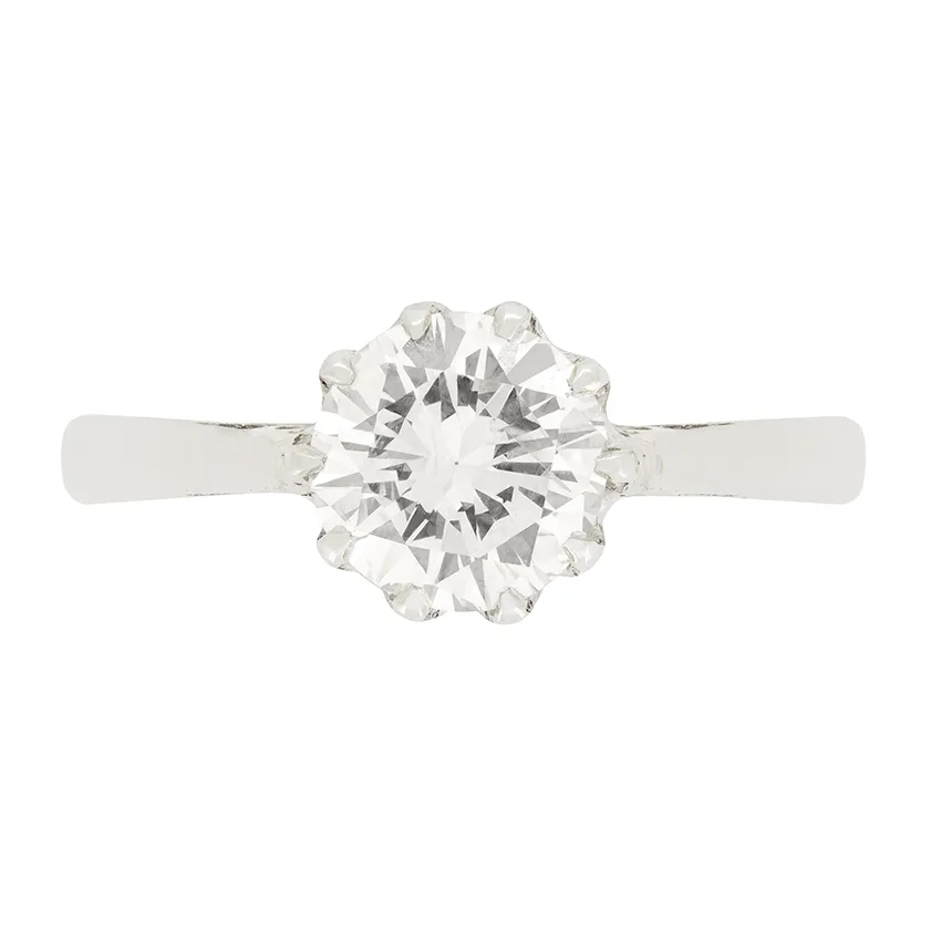 Vintage 1.20ct Diamond Solitaire Ring, c.1970s