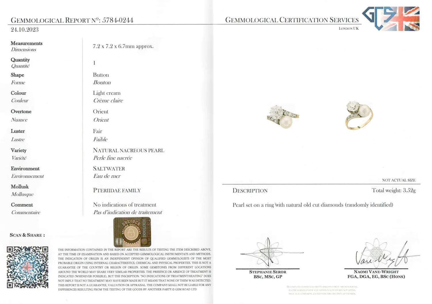 S4001 Cert