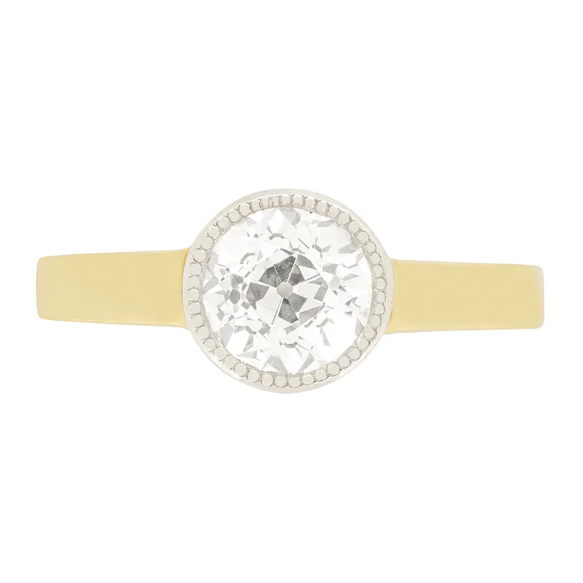 Edwardian 1.50ct Diamond Solitaire Ring, c.1910s