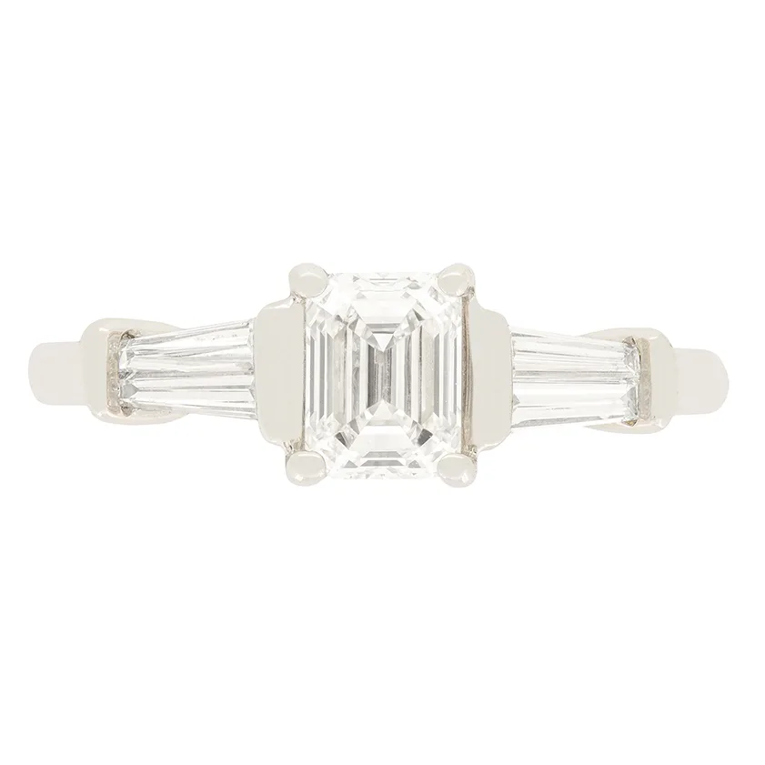 Contemporary 0.61ct Diamond Solitaire Ring