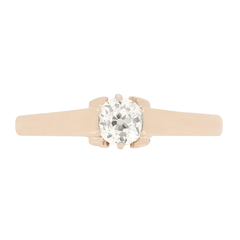 Victorian 0.30ct Diamond Solitaire Ring, c.1880s