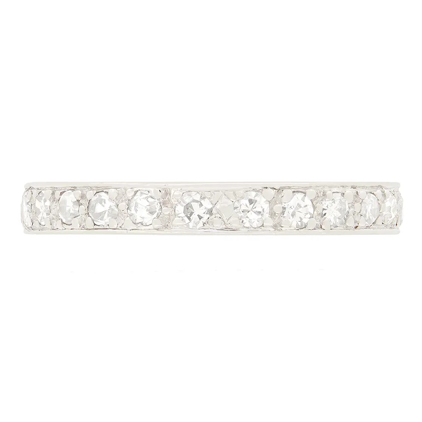 Art Deco 0.75ct Diamond Full Eternity Ring, c.1920s