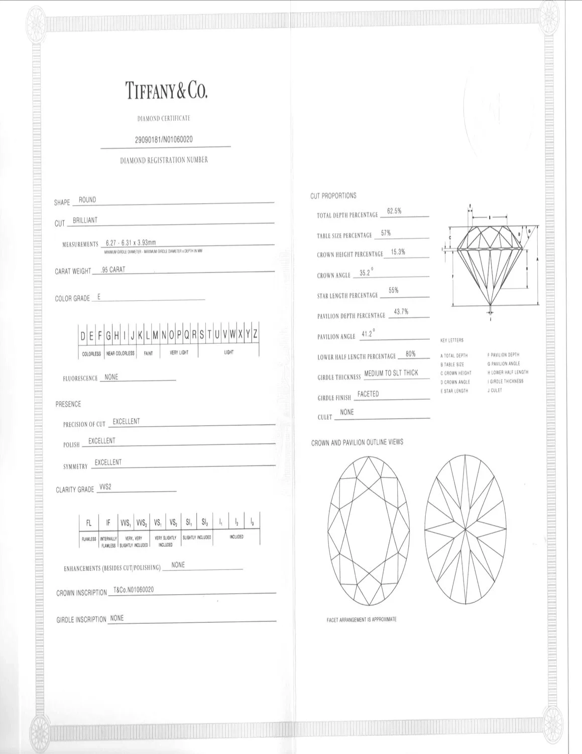 S4378 Tiffany Cert