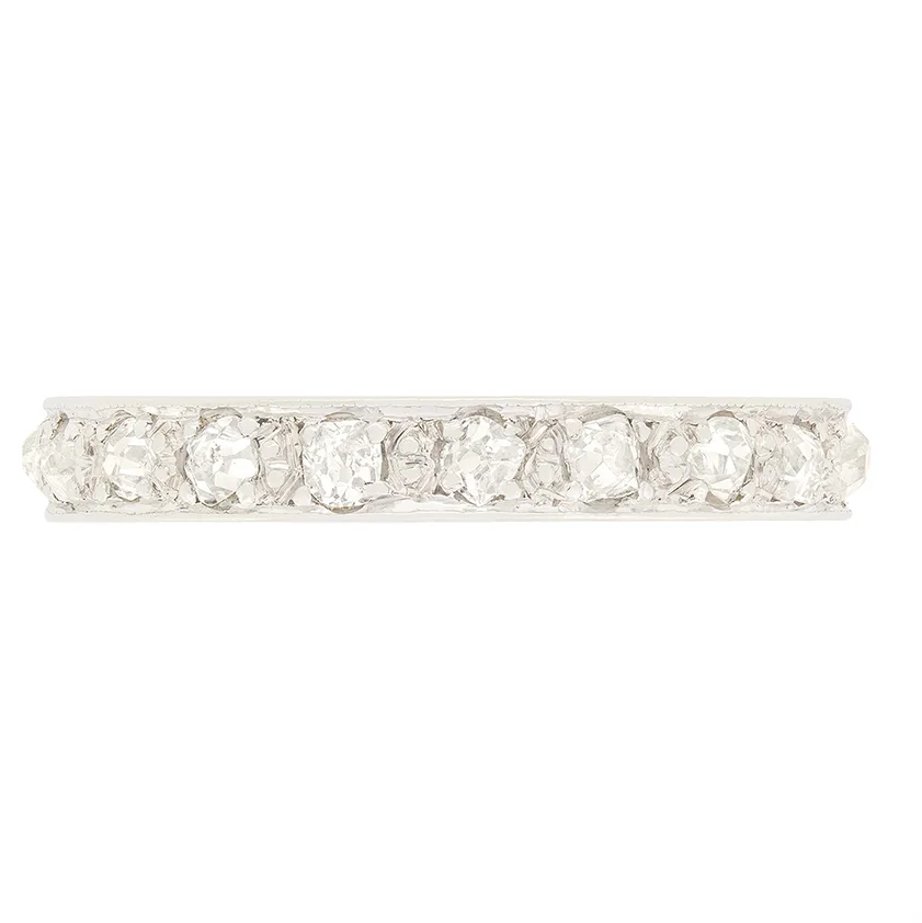 Art Deco 0.95ct Diamond Eternity Ring, c.1920s