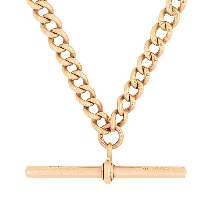 Victorian 9ct Albert Chain, c.1900s