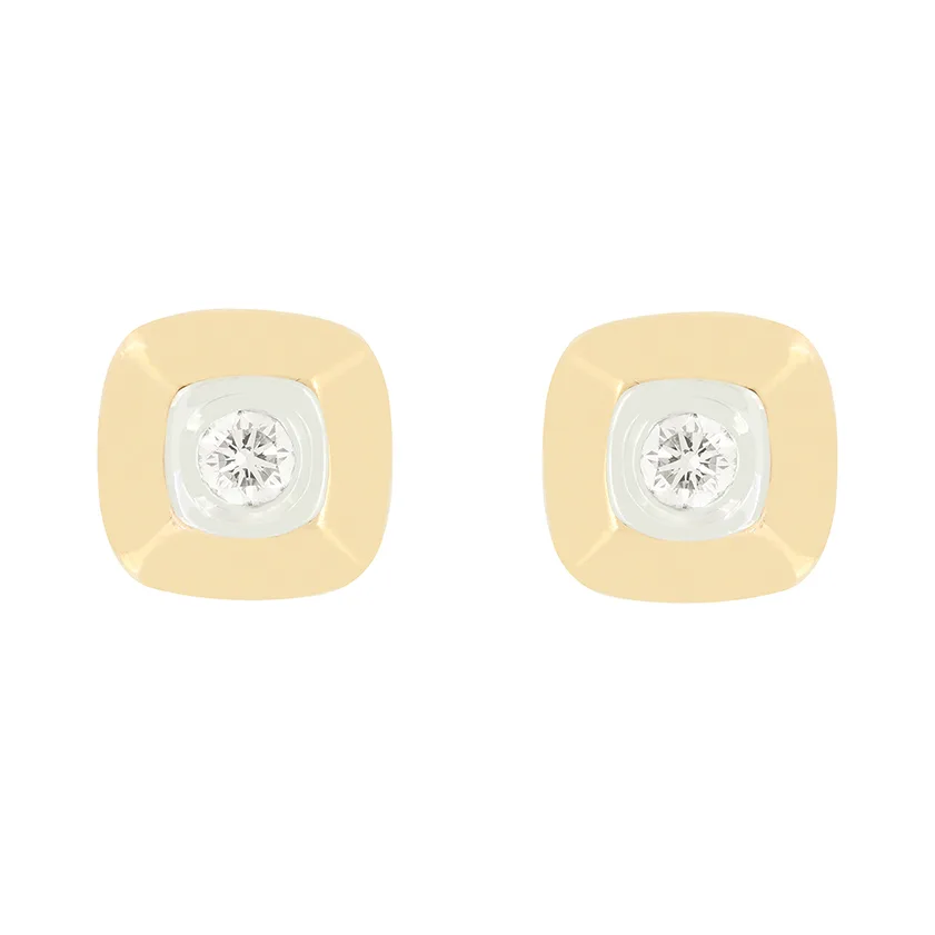 Vintage 0.80ct Diamond Boodles Amare Earrings, c.1970s
