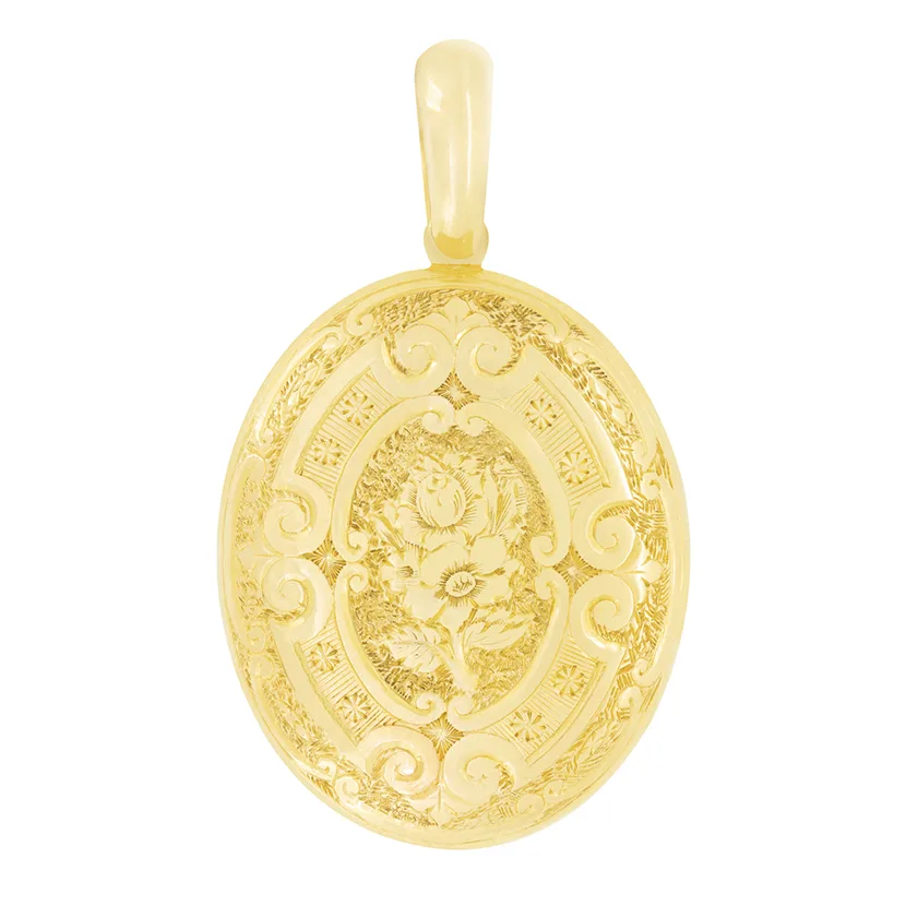 Antique 18ct Gold Locket, c.1900s