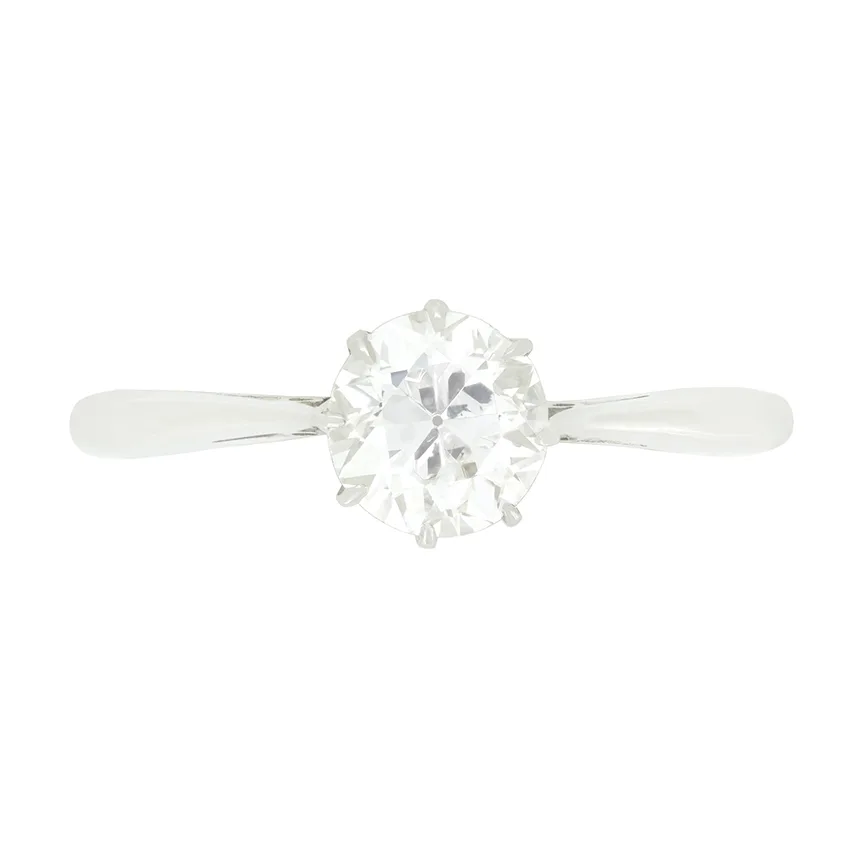 Art Deco 0.75ct Diamond Solitaire, c.1920s