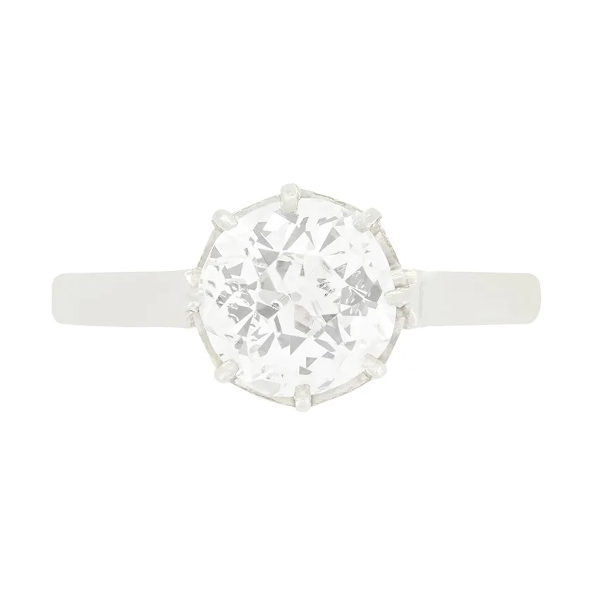 Art Deco 1.75ct Diamond Solitaire Ring, c.1920s