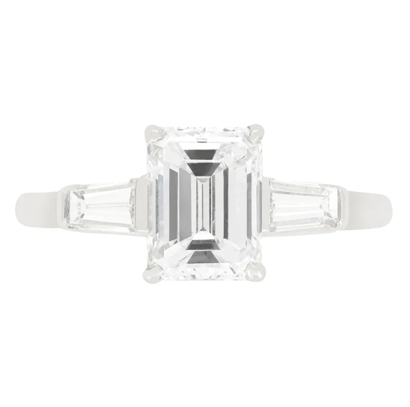 Vintage 1.55ct Diamond Solitaire Ring, c.1950s