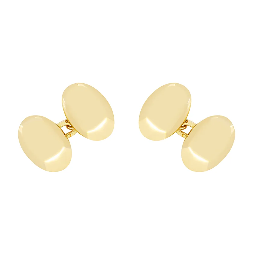 Victorian 15ct Gold Cufflinks, hallmarked 1896