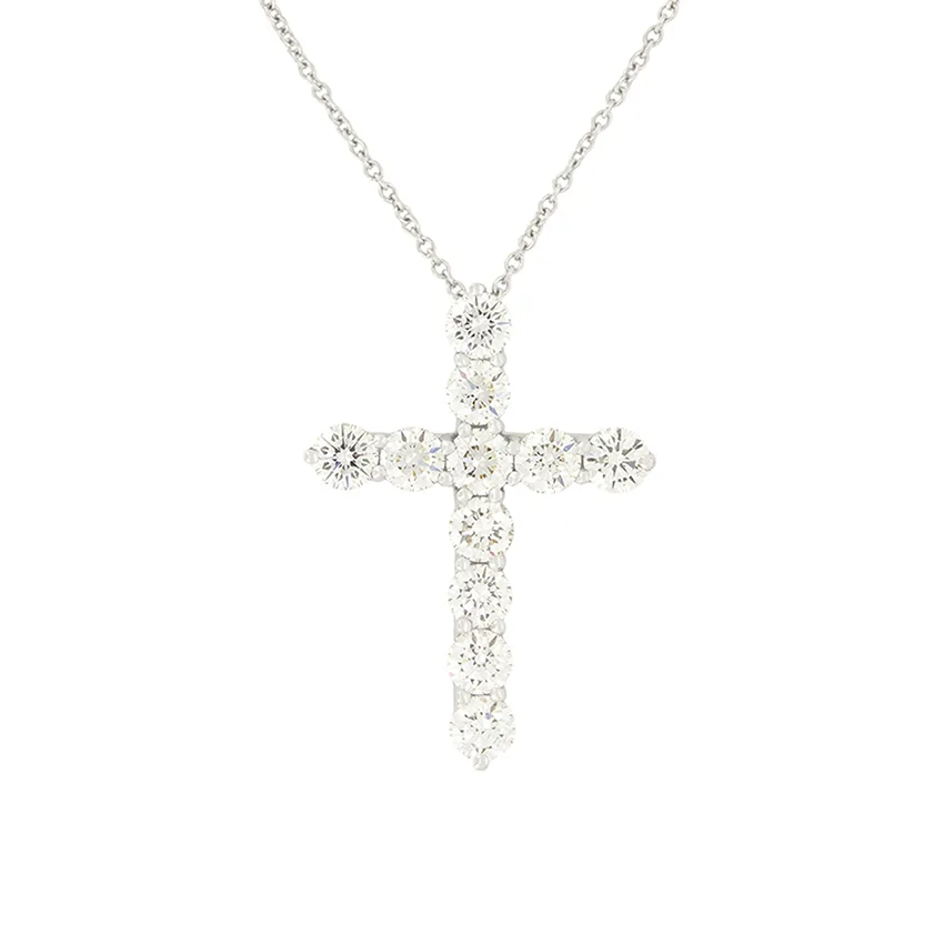 Tiffany & Co. 1.71ct Diamond Cross Pendant