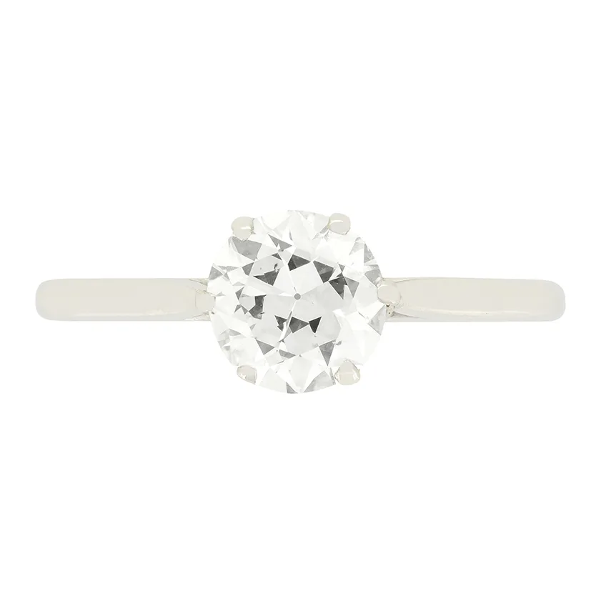 Art Deco 0.70ct Diamond Solitaire, c.1920s