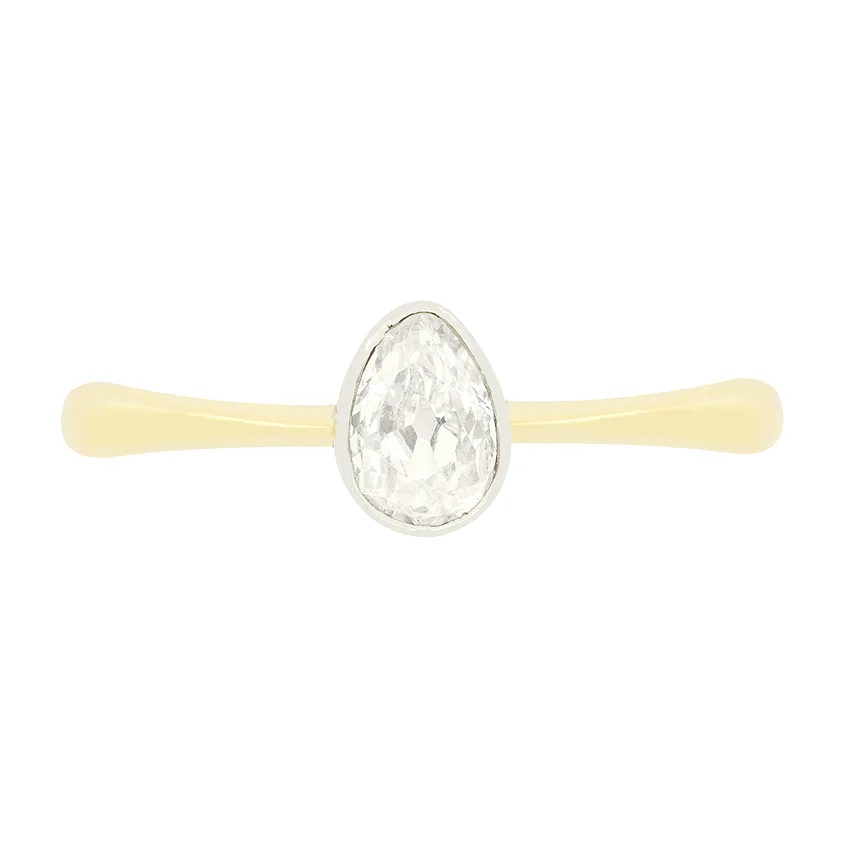 Edwardian 0.40ct Diamond Solitaire Ring, c.1910s