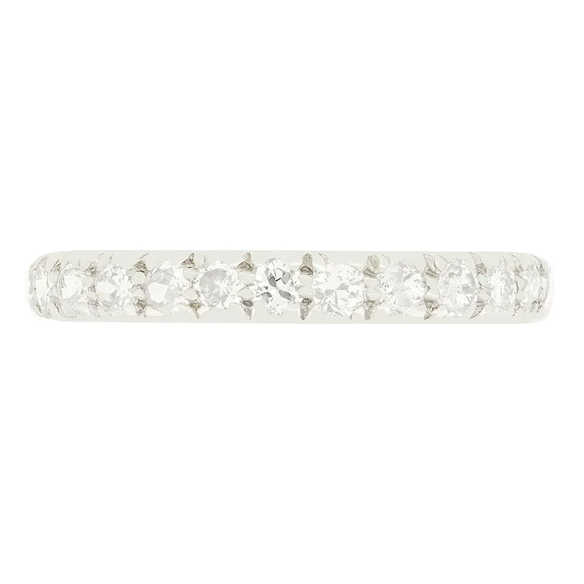 Art Deco 1.25ct Diamond Full Eternity Ring, c.1920s