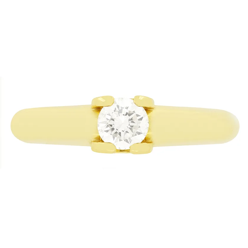 Cartier 0.50ct Diamond 'C de Cartier' Solitaire Ring