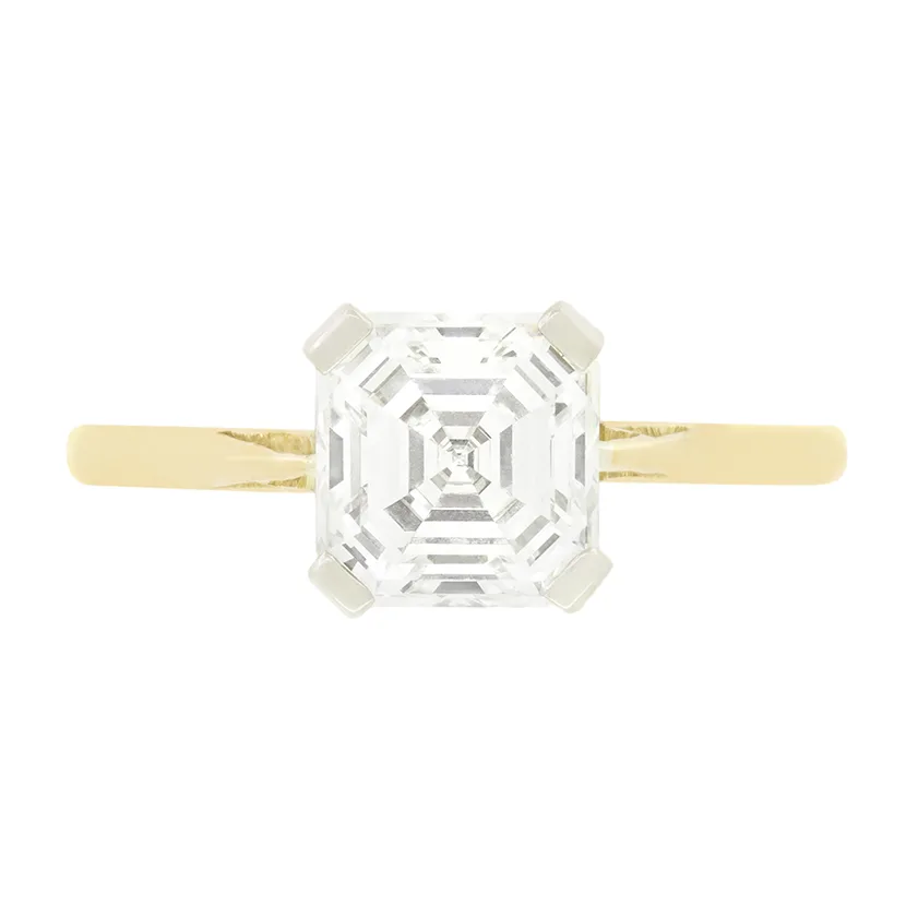 Antique 2.01ct Diamond Solitaire Ring, hallmarked 1915