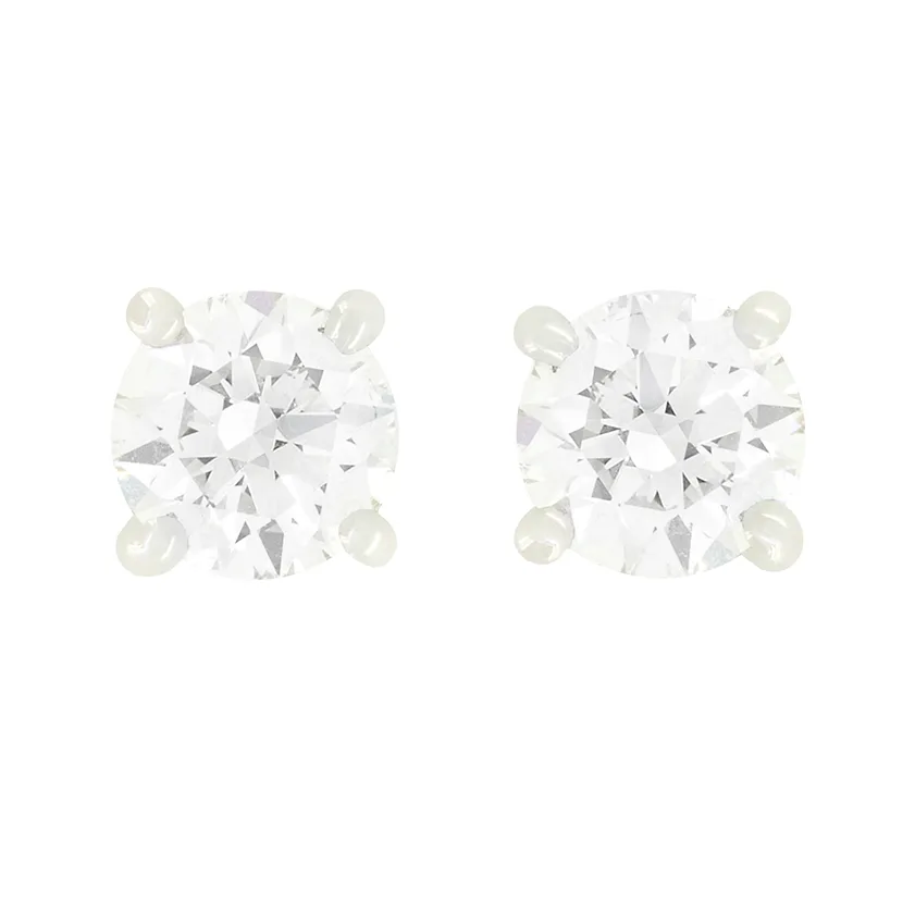 Tiffany & Co. 0.90ct Diamond Stud Earrings