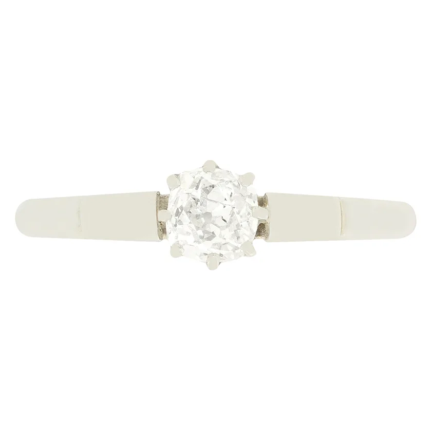 Art Deco 0.40ct Diamond Solitaire RIng, c.1920s