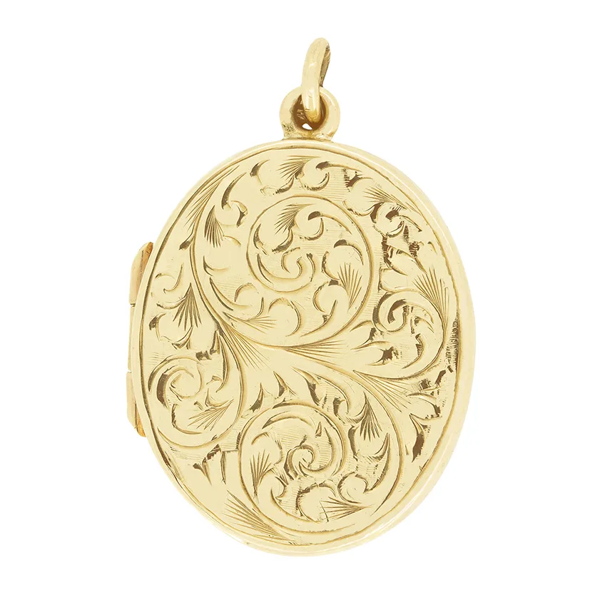 Vintage 9ct Gold Locket, hallmarked 1964