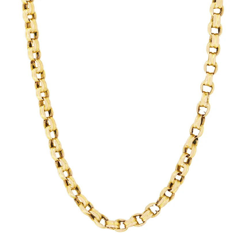 Victorian 9ct Gold Chain, c.1880s
