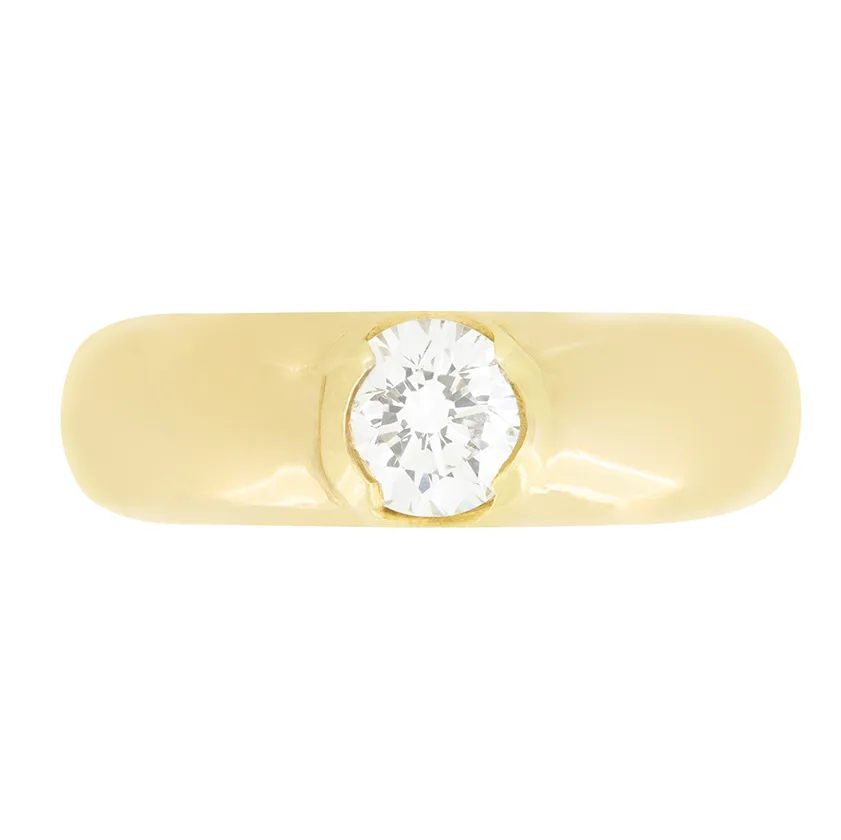Cartier 0.74ct Diamond Signet Ring