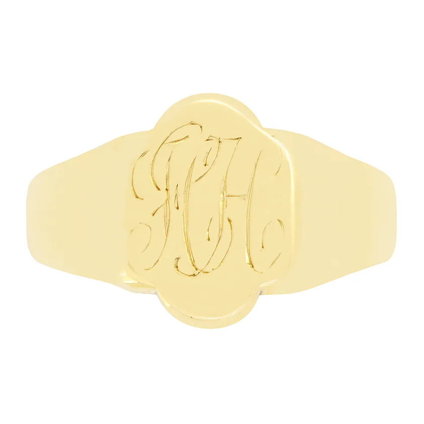 Antique 18ct Gold Signet Ring, hallmarked 1925