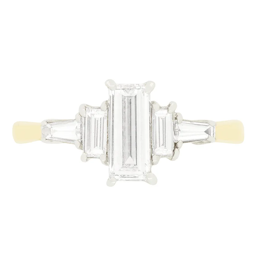 Vintage 0.50ct Diamond Five Stone Ring, c.1960s