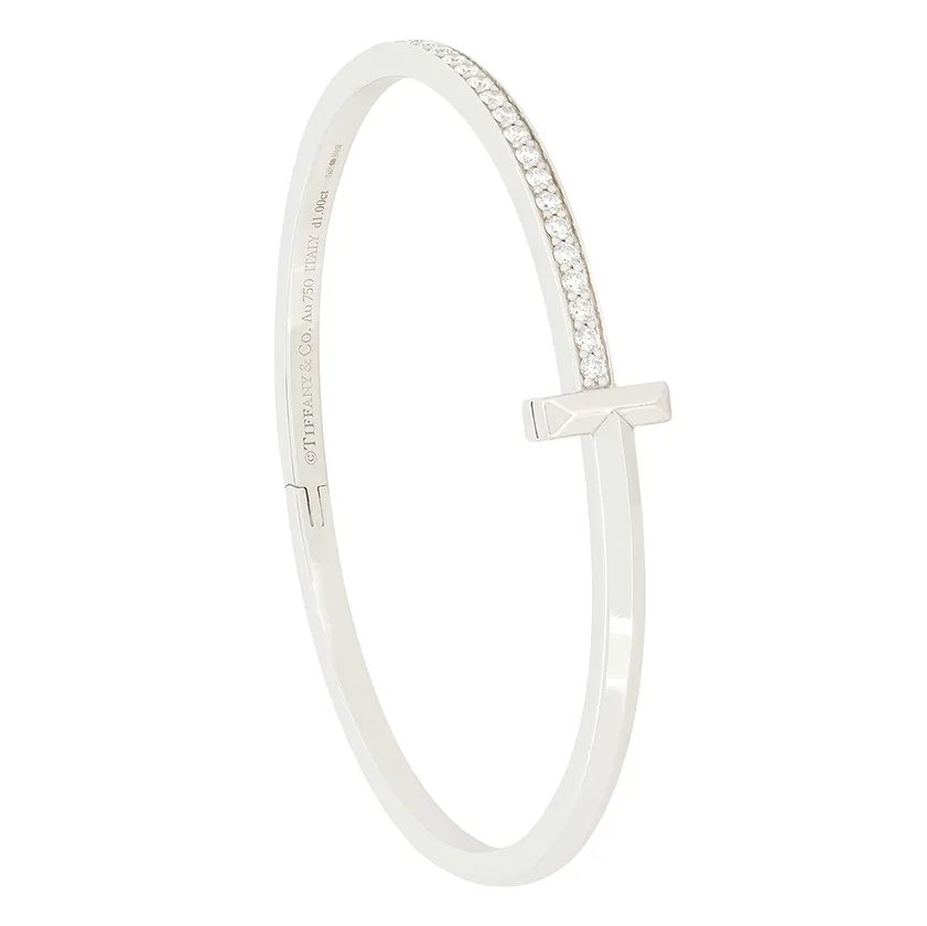 Tiffany & Co. 1.00ct Diamond 'Tiffany T1' Bangle