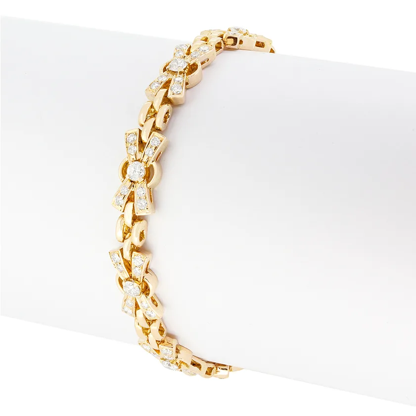 Vintage 2.00ct Diamond Bracelet, c.1980s