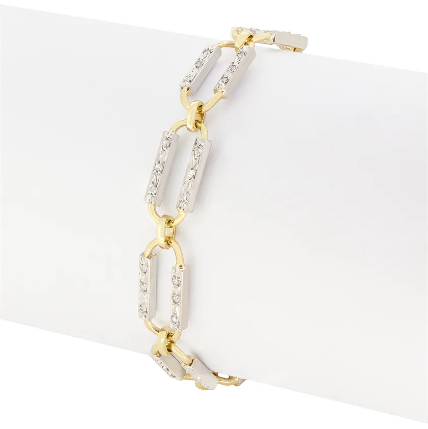 Vintage 0.54ct Diamond Bracelet, c.1940s