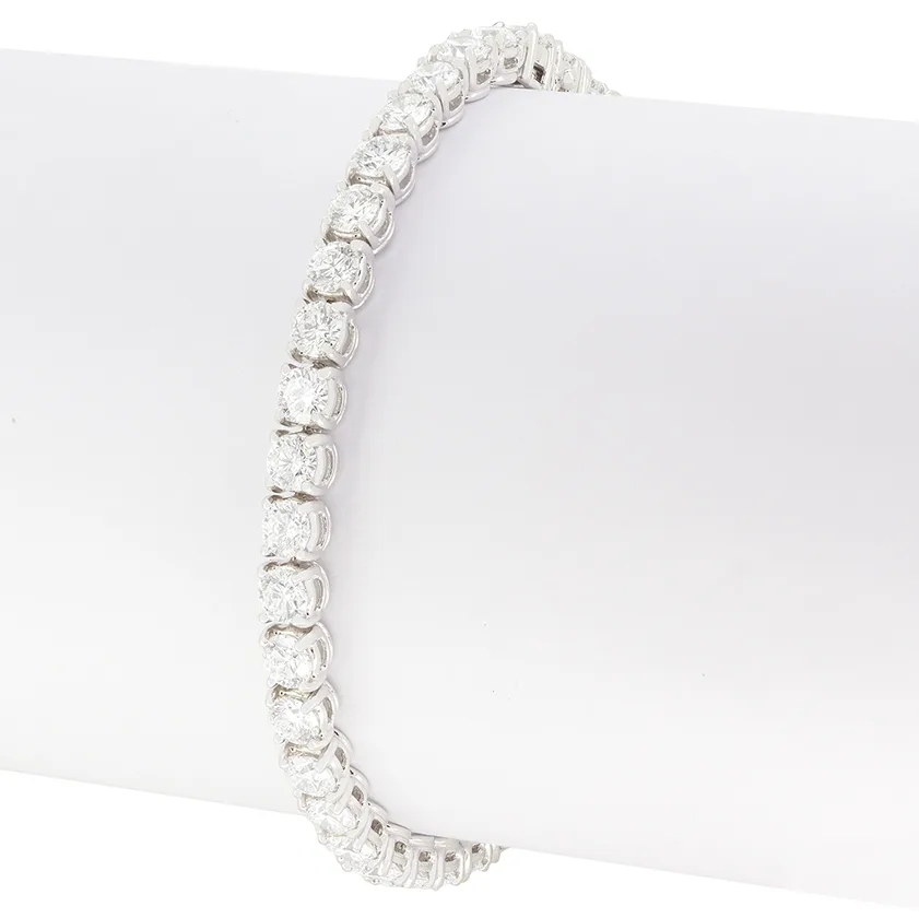 Contemporary 10.00ct Diamond Tennis Bracelet